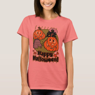 T-shirt Happy Halloween Jack-o-Lantern Haunted House