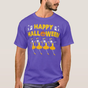 T-shirt Happy Halloween Squelette Ballerina Danse Ballet