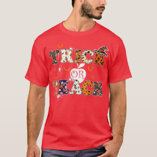 T-shirt Happy Halloween Trick or Teach Funny Teaching Love