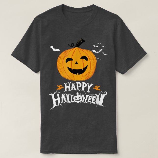 T-shirt Happy Halloween Trick Ou Treat Halloween Funny Coo (Design devant)