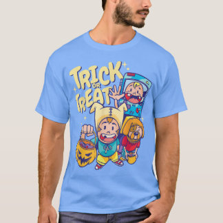 T-shirt Happy Halloween TrickorTraiter les enfants pour le