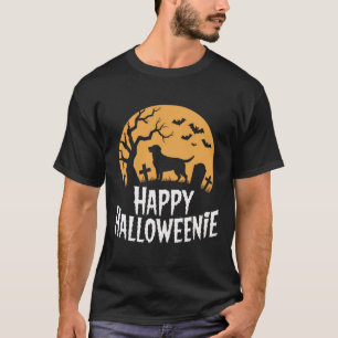 T-shirt Happy Halloweenie Amoureux de les chiens Éffrayant