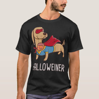 T-shirt Happy Halloweiner Dachshund Saucisse Weiner Chien