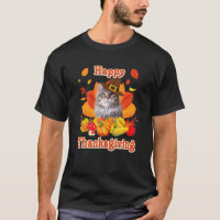 Happy Hanksgiving Sibérien Chat Je Suis Hanseuse P