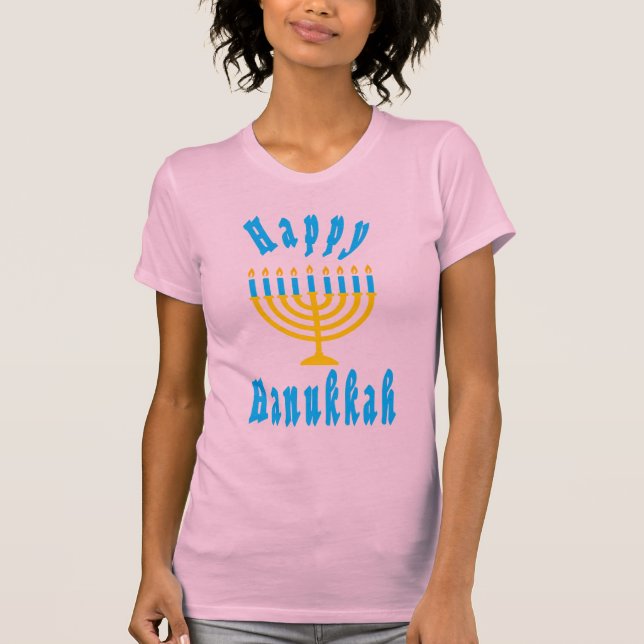 T-shirt Happy Hanukkah (Devant)