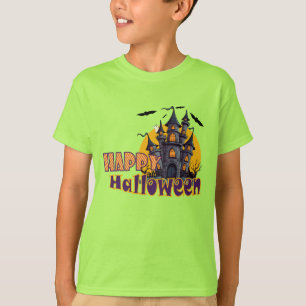 T-shirt Happy Hauny House Halloween Éffrayant