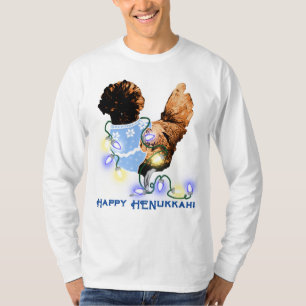 T-shirt Happy HENukkah Hanoukka poulet polonais