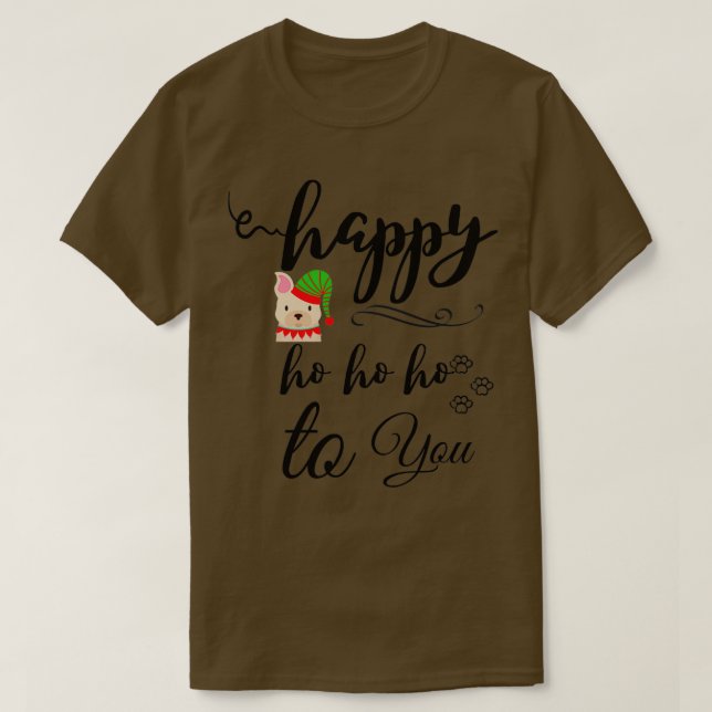 T-shirt Happy Ho Ho Ho Ho À Vous (Design devant)