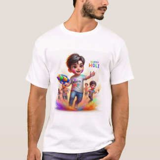 T-shirt Happy Holi 
