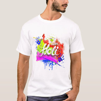 T-shirt Happy Holi 2022 India Colours Spring Festival, Hin