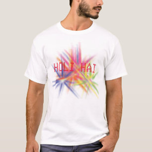 T-shirt Happy Holi, festival indien des couleurs, holi hai