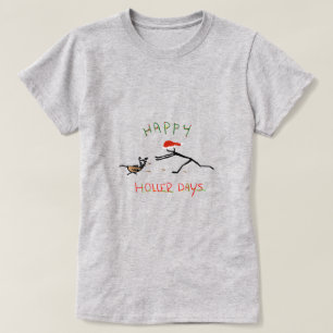 T-shirt Happy Hollerdays 3 - à la recherche d'une dinde.