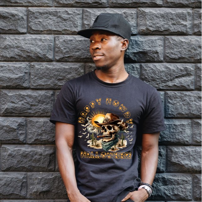 T-shirt Happy Howdy Halloween Skull (Créateur téléchargé)