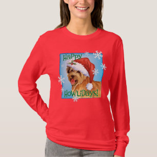 T-shirt Happy Howlidays Berger Pyrénéen