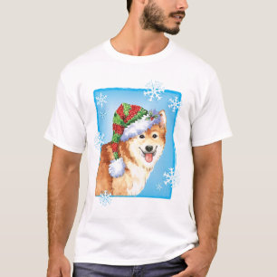T-shirt Happy Howlidays Irish Sheepdog