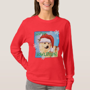 T-shirt Happy Howlidays Norwegian Buhund