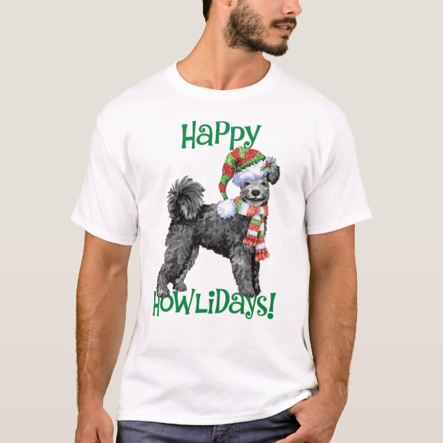 T-shirt Happy Howlidays Pumi (Devant)