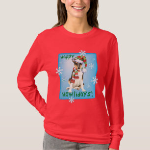 T-shirt Happy Howlidays Smooth Collie