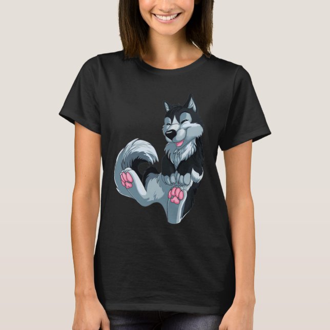 T-shirt Happy Husky (Devant)