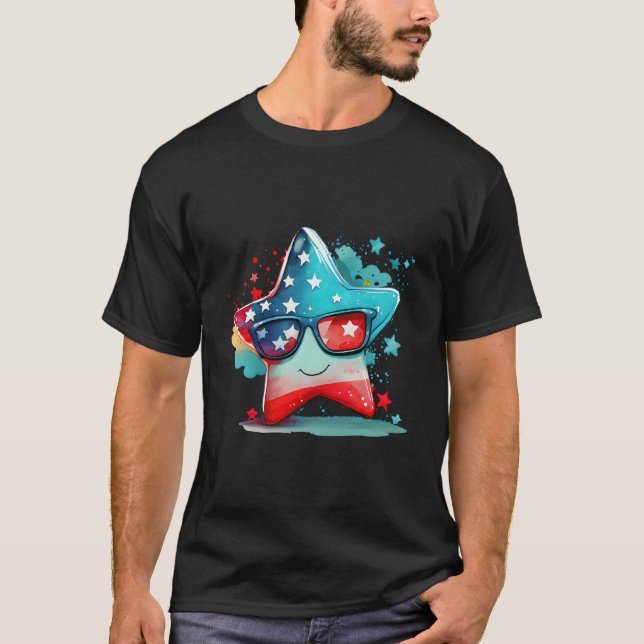 T-shirt Happy Independence Day 2023 Happy 4Th Of July 2023 (Devant)