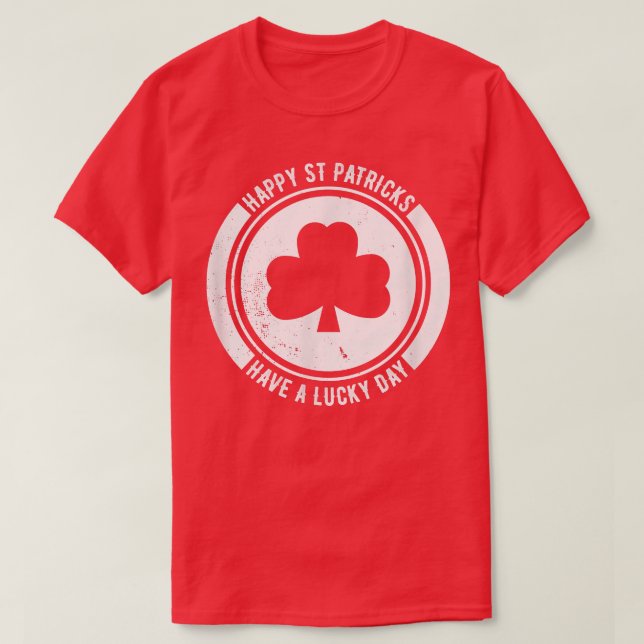 T-shirt HAPPY JOUR DE LA SAINT PATRICK Irish Holiday drape (Design devant)