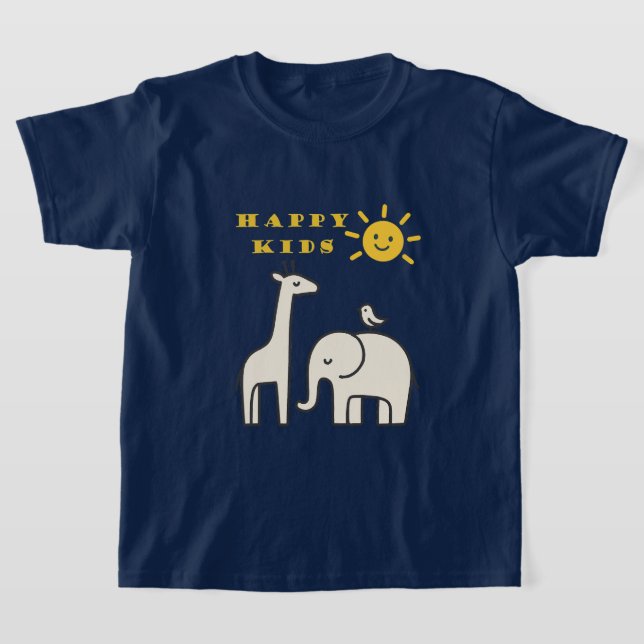T-shirt happy kids T shirt (Poser)