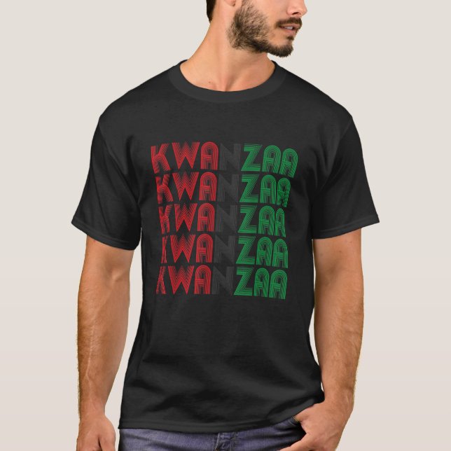 T-shirt Happy Kwanzaa Cool Black Culture Africa Celebratio (Devant)