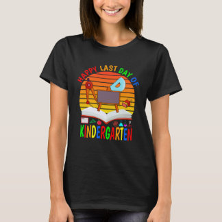 T-shirt Happy Last Day Of Kindergarten 2023 Teachers Stude