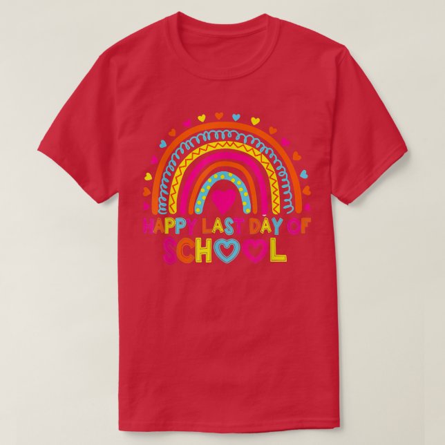 T-shirt Happy Last Day Of School 2022 (Design devant)