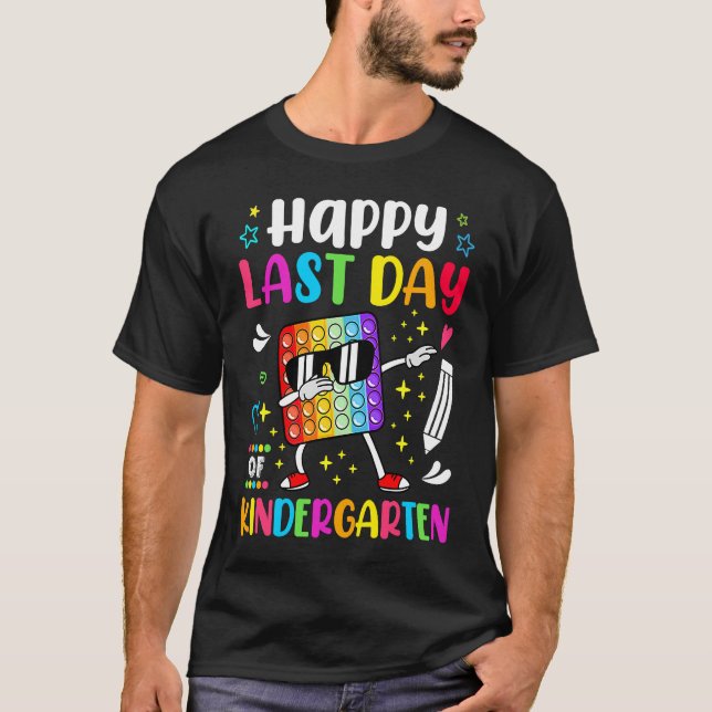 T-shirt Happy Lasy Day Of School Kindergarten Teacher Stud (Devant)
