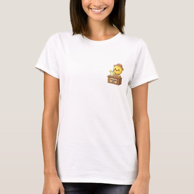 T-shirt Happy Lemonade Stand Character (Devant)