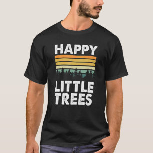 T-shirt Happy Little Tree style Bob Vintage