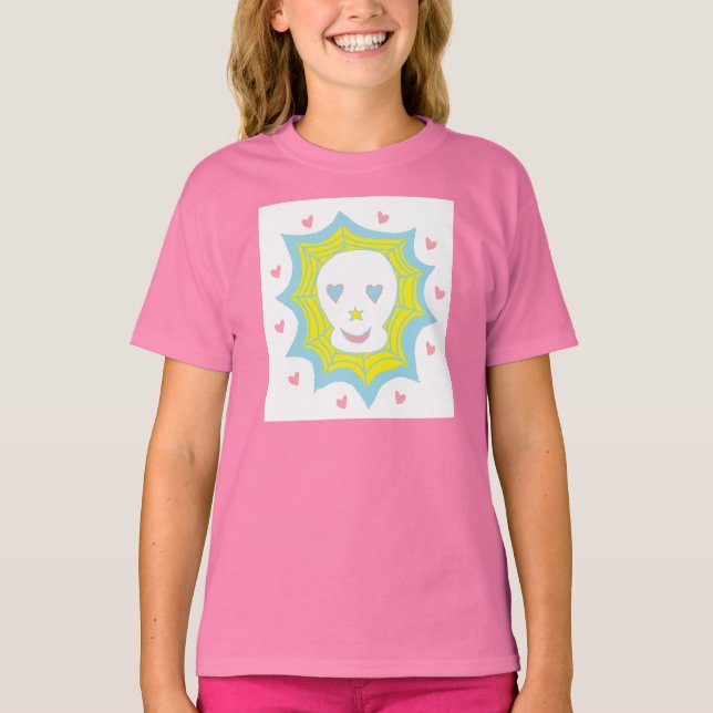 T-shirt Happy Love Skull (Devant)