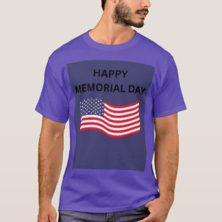 T-SHIRT HAPPY MEMORIAL DAY
