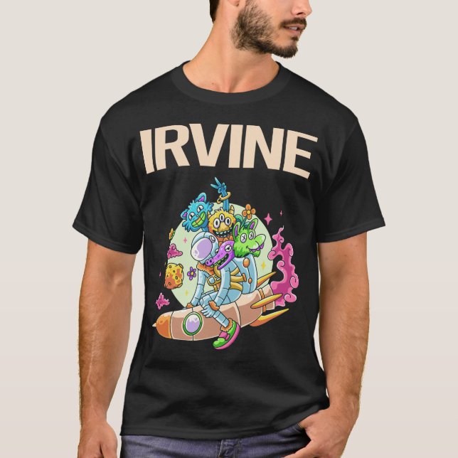 T-shirt Happy Monsters - Irvine (Devant)