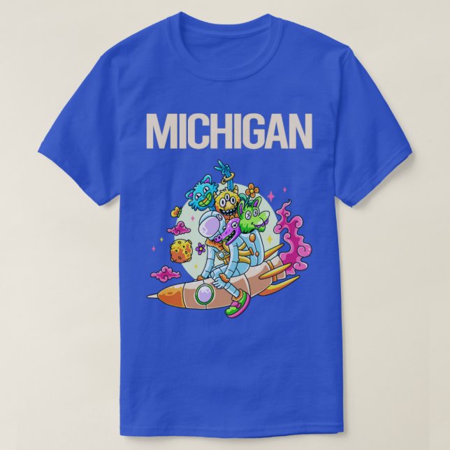 T-shirt Happy Monsters Michigan (Design devant)