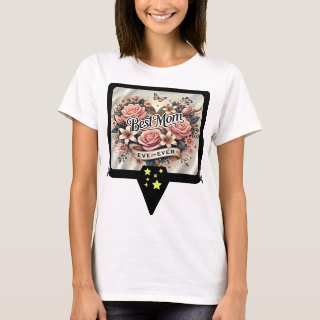 T-shirt Happy Mother Day, Feliz día de la Madre, Madres,Tw (Devant)