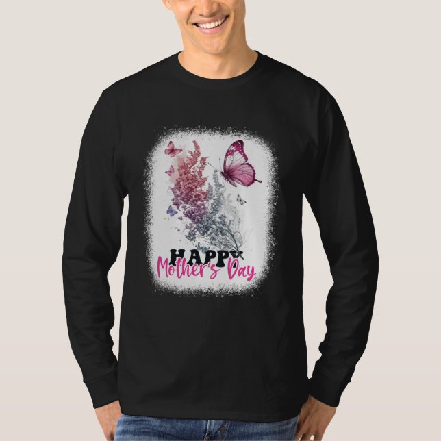 T-shirt Happy Mother s Day 2023 Mothers Day Butterfly Mom  (Devant)