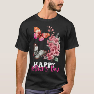 T-shirt Happy Mother s Day 2023 Mothers Day Butterfly Mom 