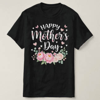 T-shirt Happy Mother’s Day | Elegant Floral Graphic