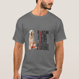 T-shirt Happy Mother's Day Golden Retriever Dog Mom Dog Mo