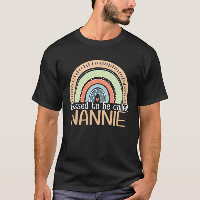 T-shirt Happy Mothers Day Women Blessed To Be Called Nanni (Devant)