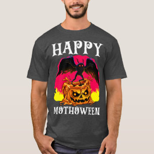 T-shirt Happy Mothoween Halloween Mothman Folklore Déplais