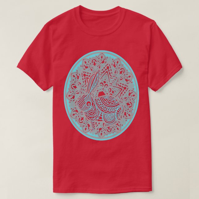 T-shirt Happy Multilayered Bunny  (Design devant)