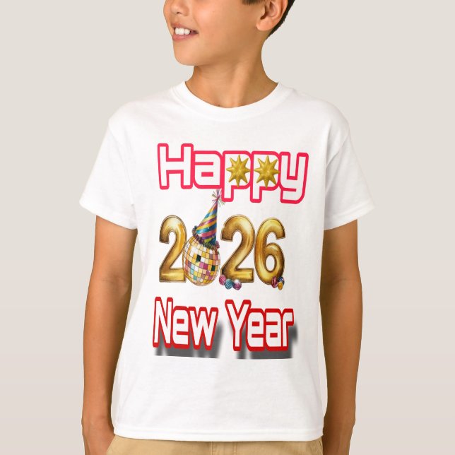 T-shirt Happy New year  (Devant)