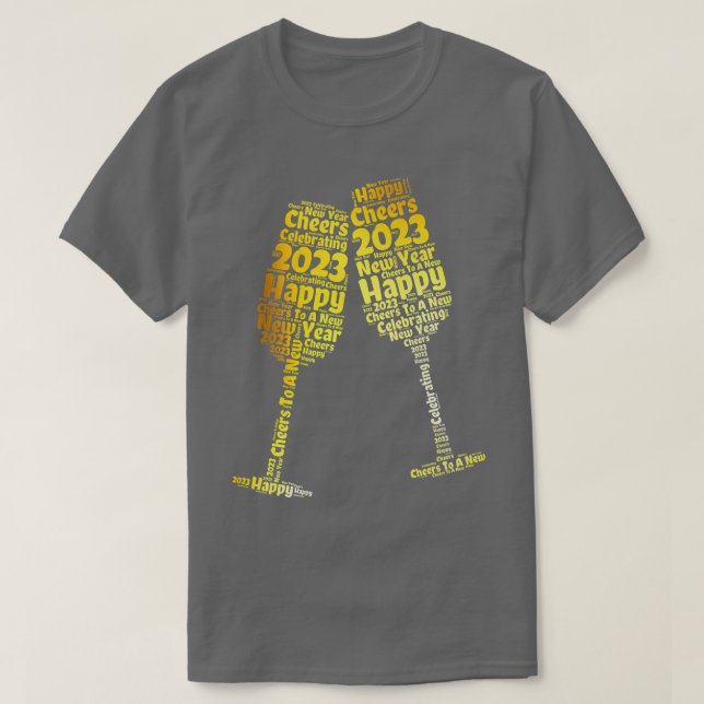 T-shirt Happy New Year 2023 (Design devant)