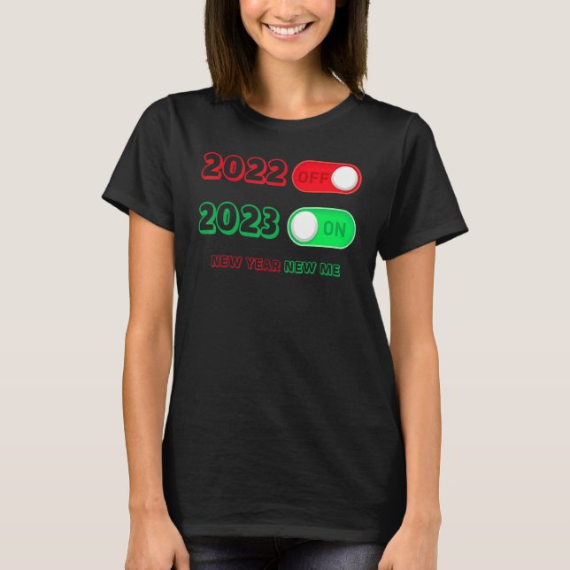 T-shirt Happy New Year 2023 Goodbye 2022 Hello 2023 New Ye (Devant)