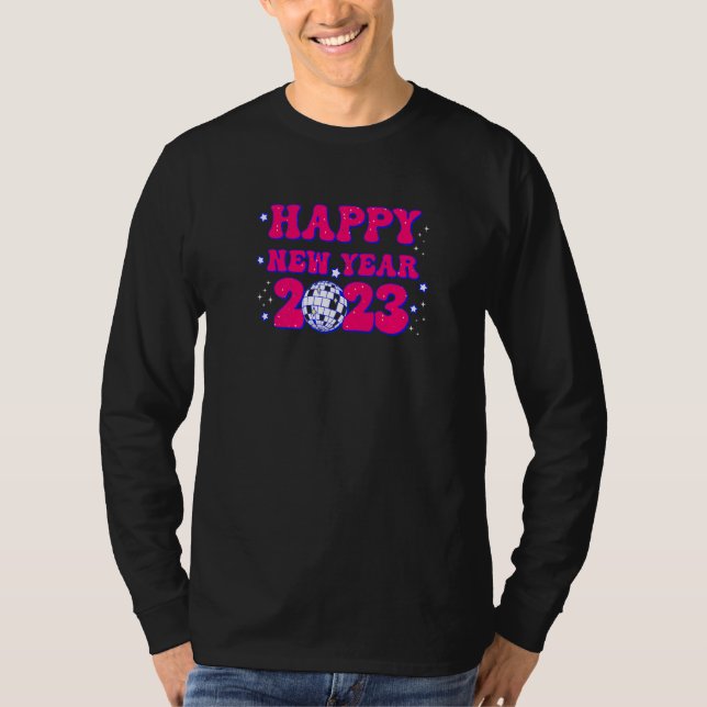 T-shirt Happy New Year 2023 Matching Group New Year's Eve  (Devant)
