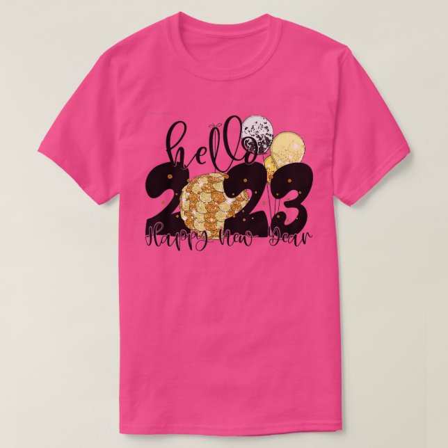 T-shirt Happy New Year 2023 New Years Eve Party Supplies N (Design devant)