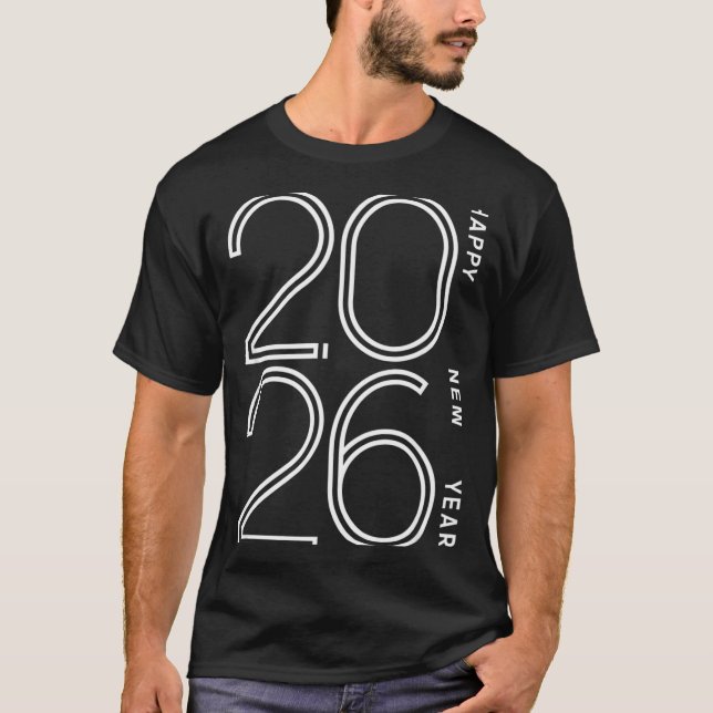 T-shirt Happy New Year 2026 Celebration Eve Party Men Wome (Devant)